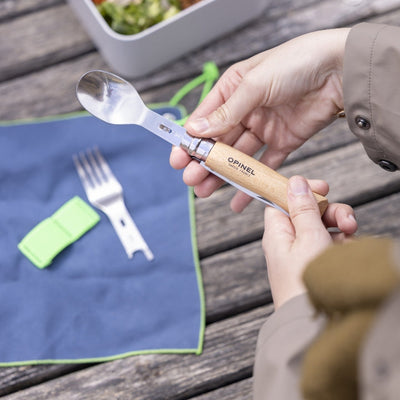 Opinel Picnic+ Cutlery Complete Set - Wood Tamer