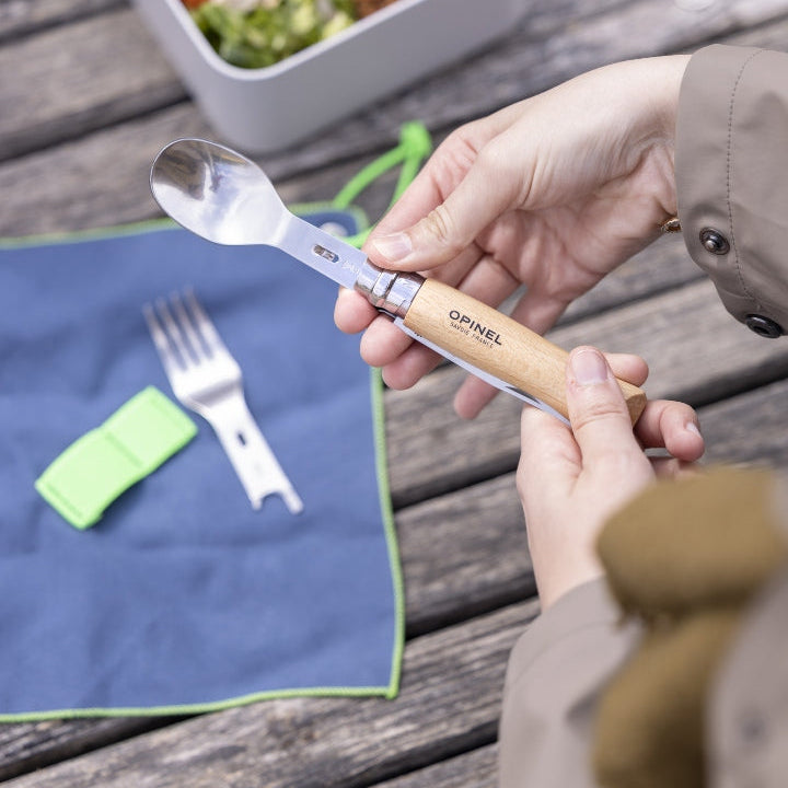 Opinel Picnic+ Cutlery Complete Set - Wood Tamer
