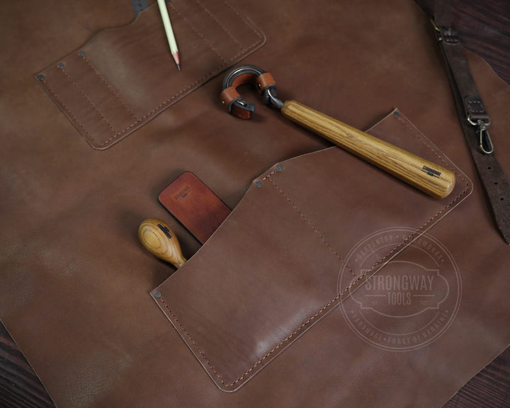 Strongway Leather Apron - Wood Tamer
