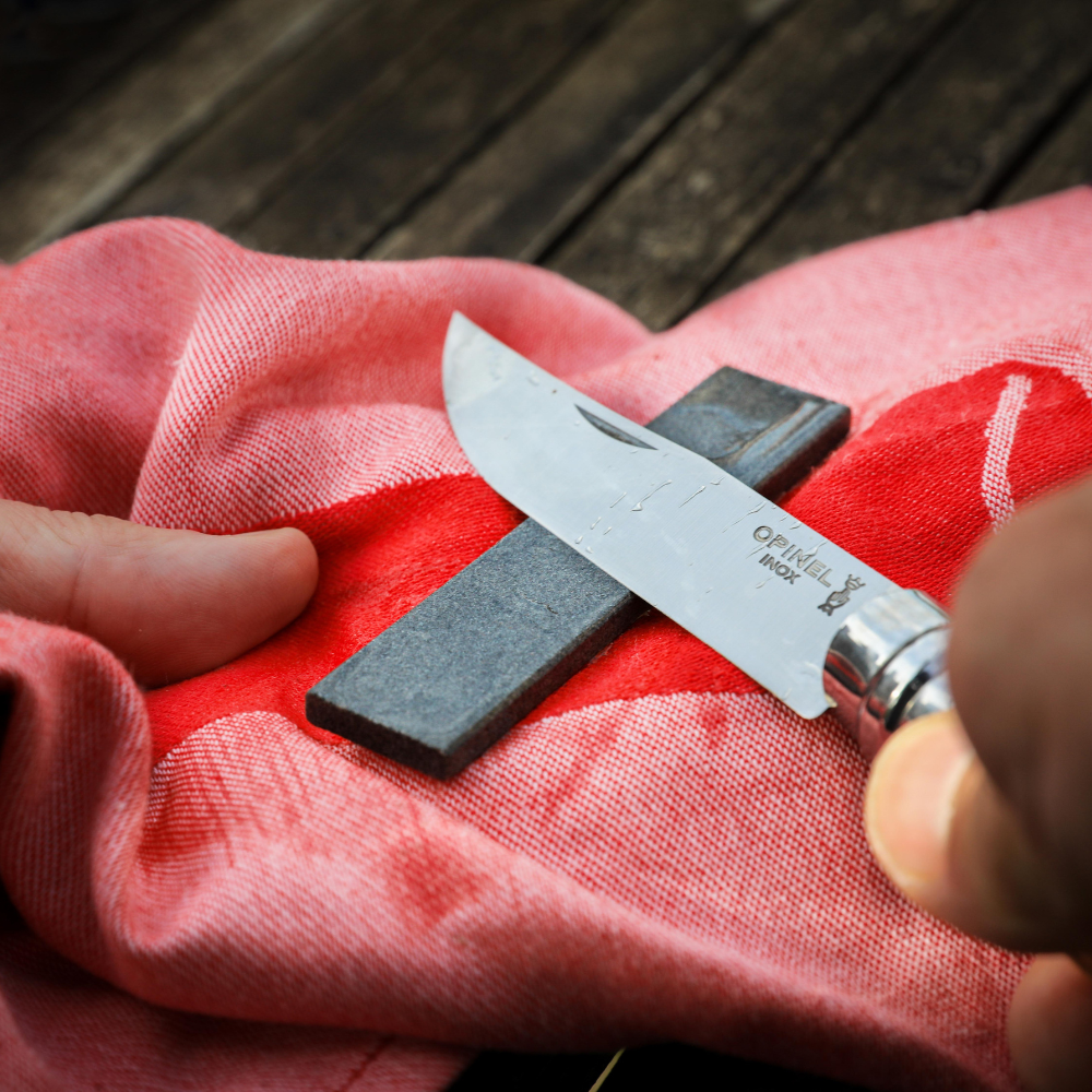 Opinel Small Natural Sharpening Stone - Wood Tamer