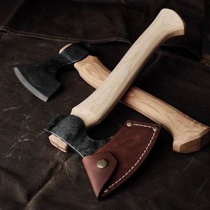 Focuser Carving Axe FC501 — with leather sheath