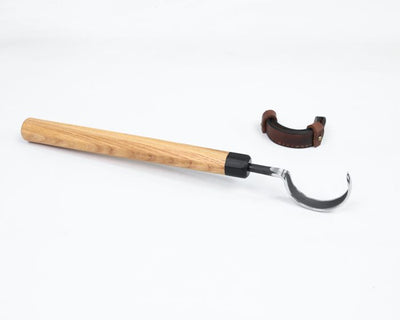 Strongway Hook Knife with Long Octagonal Handle or Twca Cam - Wood Tamer
