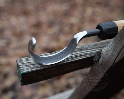 Strongway Hook Knife with Long Octagonal Handle or Twca Cam - Wood Tamer