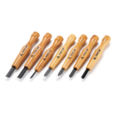 Power Grip 7-Piece Carving Set - Wood Tamer
