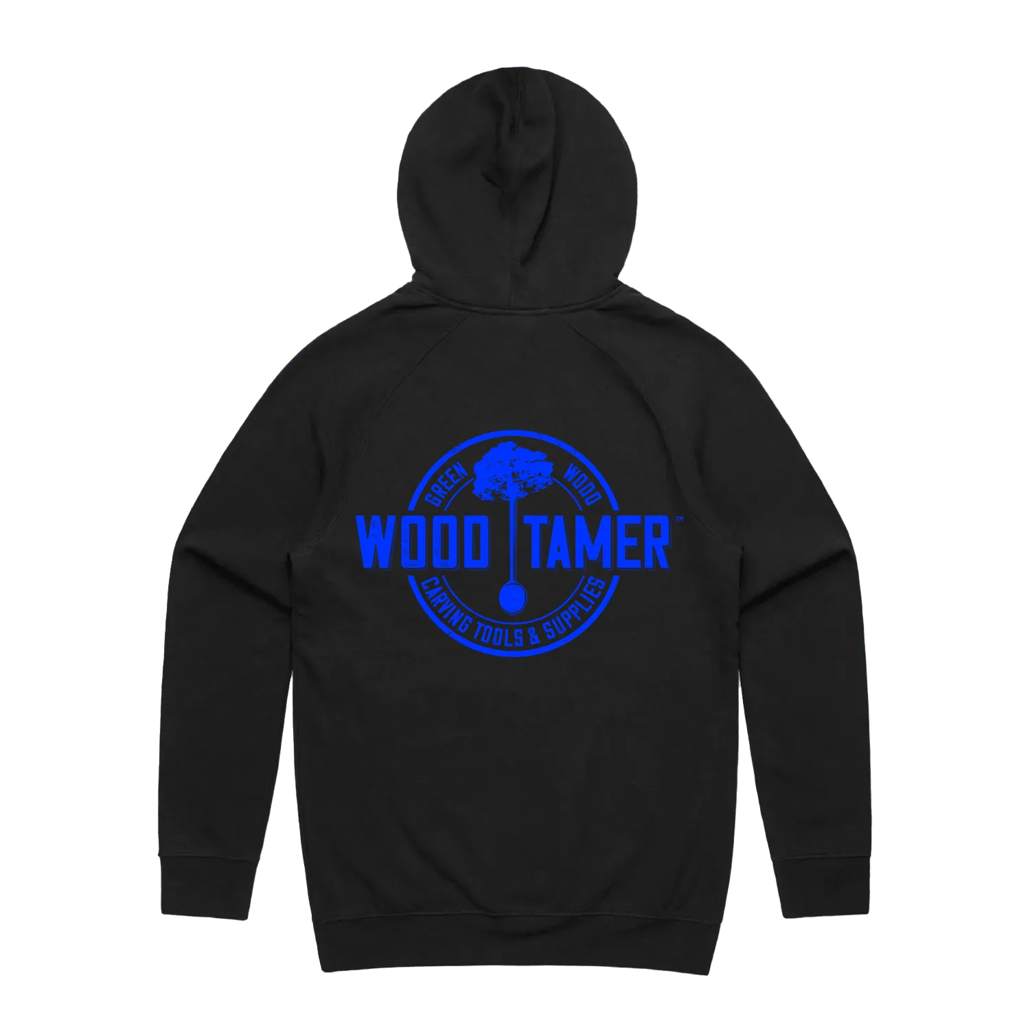 Black and Blue Hoodie - Wood Tamer
