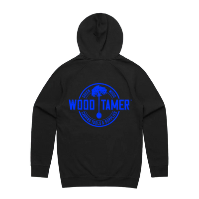 Black and Blue Hoodie - Wood Tamer