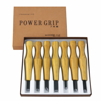 Power Grip 7-Piece Carving Set - Wood Tamer