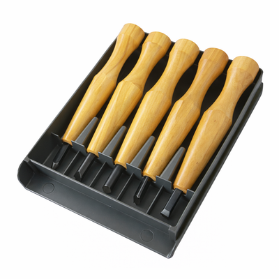 Power Grip 5-Piece Carving Set - Wood Tamer