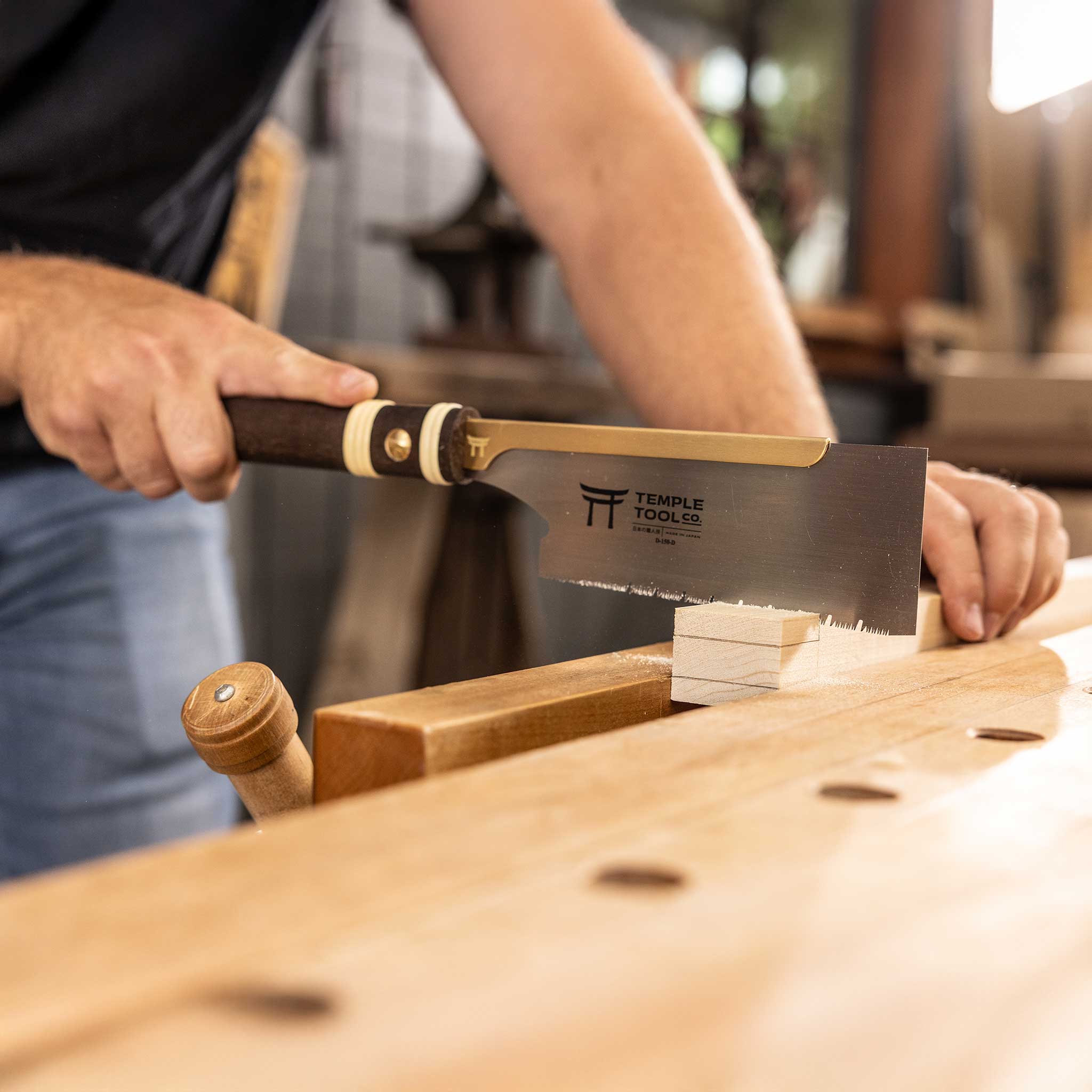 Temple Tool Co. Dozuki Pull Saw – Fine Universal Cut – 150mm - Wood Tamer