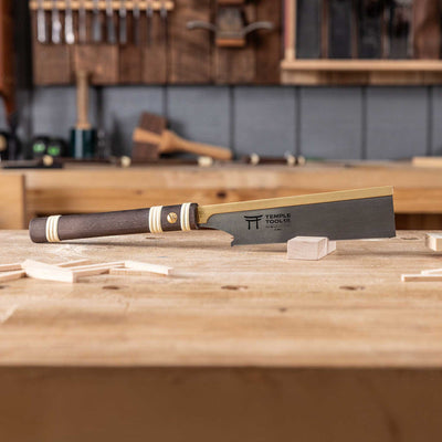 Temple Tool Co Dozuki Pull Saw – Ultra-Fine Crosscut – 180mm - Wood Tamer