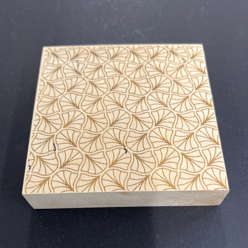 Jelutong Wood Boards with Chip Patterns 10 x 10 x 2cm - Wood Tamer