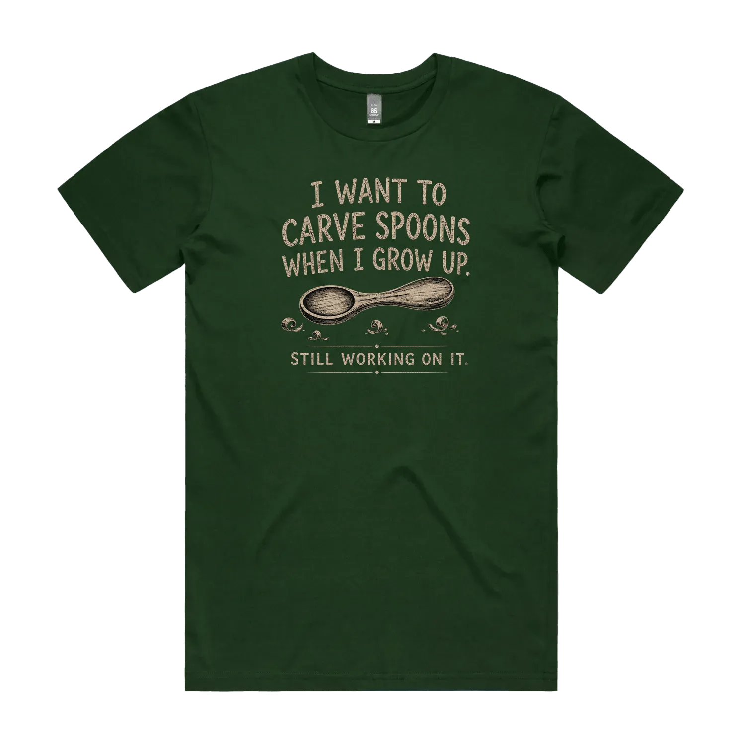 Forest Green front flat lay
