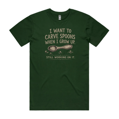 Forest Green front flat lay