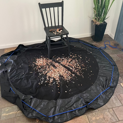 Wood Tamer Carving Mat / Shavings Bag - Wood Tamer