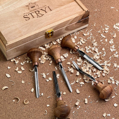 Stryi Palm Gouge 5 piece Set
