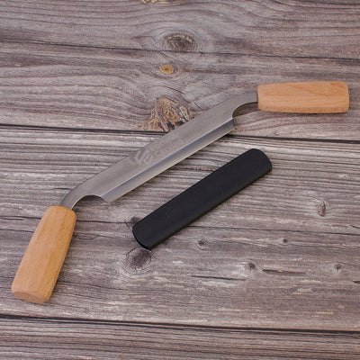 Focuser 52100 Forged Steel Drawknife With Sheath FC845 - Wood Tamer