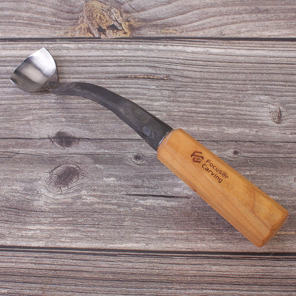 Focuser 52100 Forged Steel Swan Neck Gouge FC848 - Wood Tamer