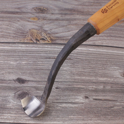 Focuser 52100 Forged Steel Swan Neck Gouge FC848 - Wood Tamer