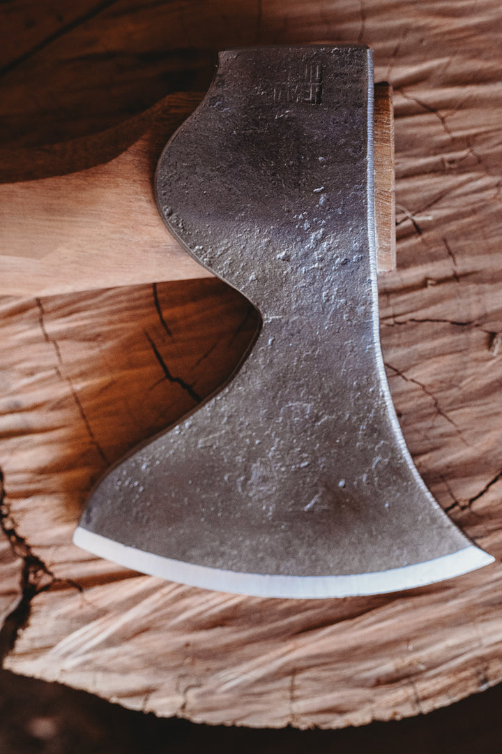 Wood Tamer X The Farmer's Forge 860 Carving Axe - Wood Tamer