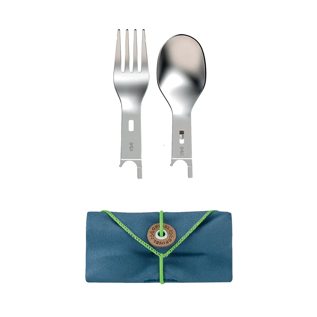 Opinel Picnic+ Fork, Spoon & Napkin Set - Wood Tamer