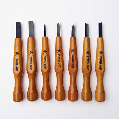 Power Grip 7-Piece Carving Set - Wood Tamer