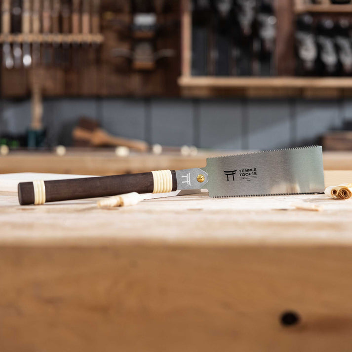 Temple Tool Co Ryoba Pull Saw – Double Edge – 180mm - Wood Tamer