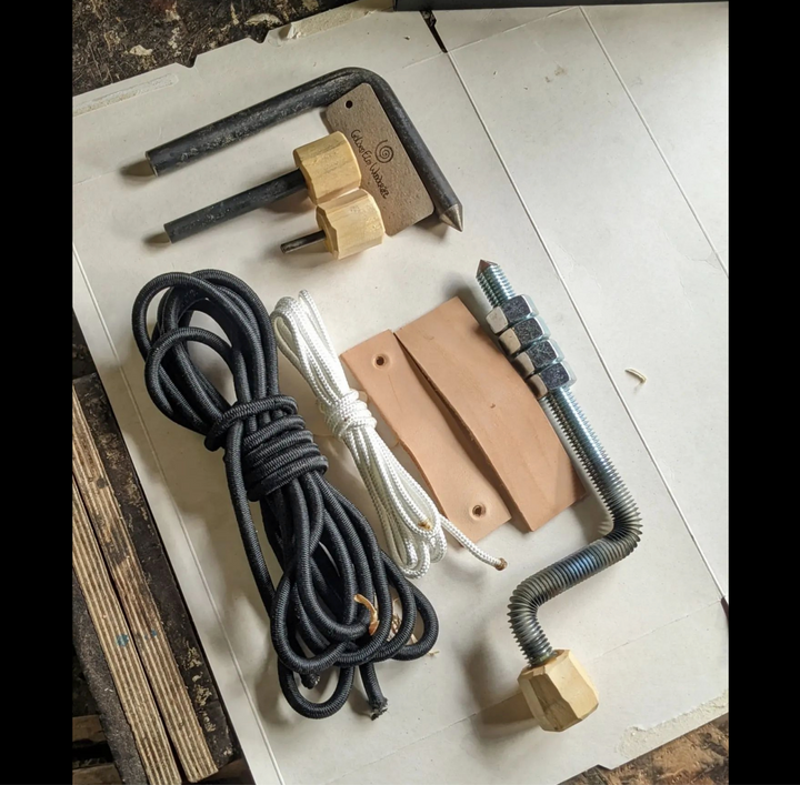 Golden Elm - Pole Lathe Starter Kits - Wood Tamer