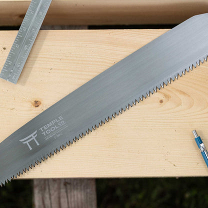 Temple Tool Co Timber Framing Pull Saw – Crosscut – 390 mm - Wood Tamer