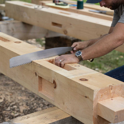 Temple Tool Co Timber Framing Pull Saw – Crosscut – 390 mm - Wood Tamer