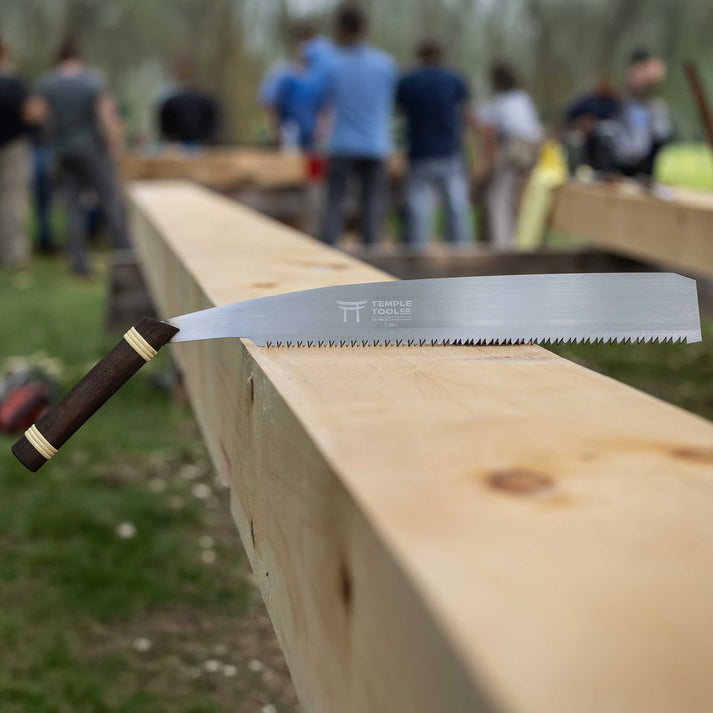 Temple Tool Co Timber Framing Pull Saw – Crosscut – 390 mm - Wood Tamer