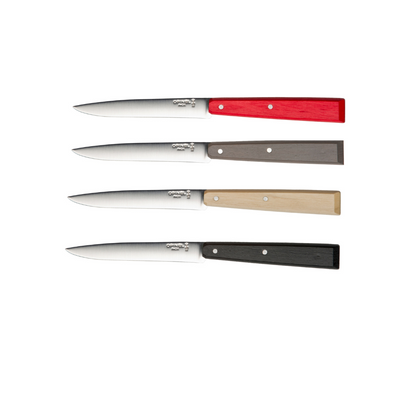 Opinel Table knives N°125 Bon Appetit 4PC Set - Wood Tamer