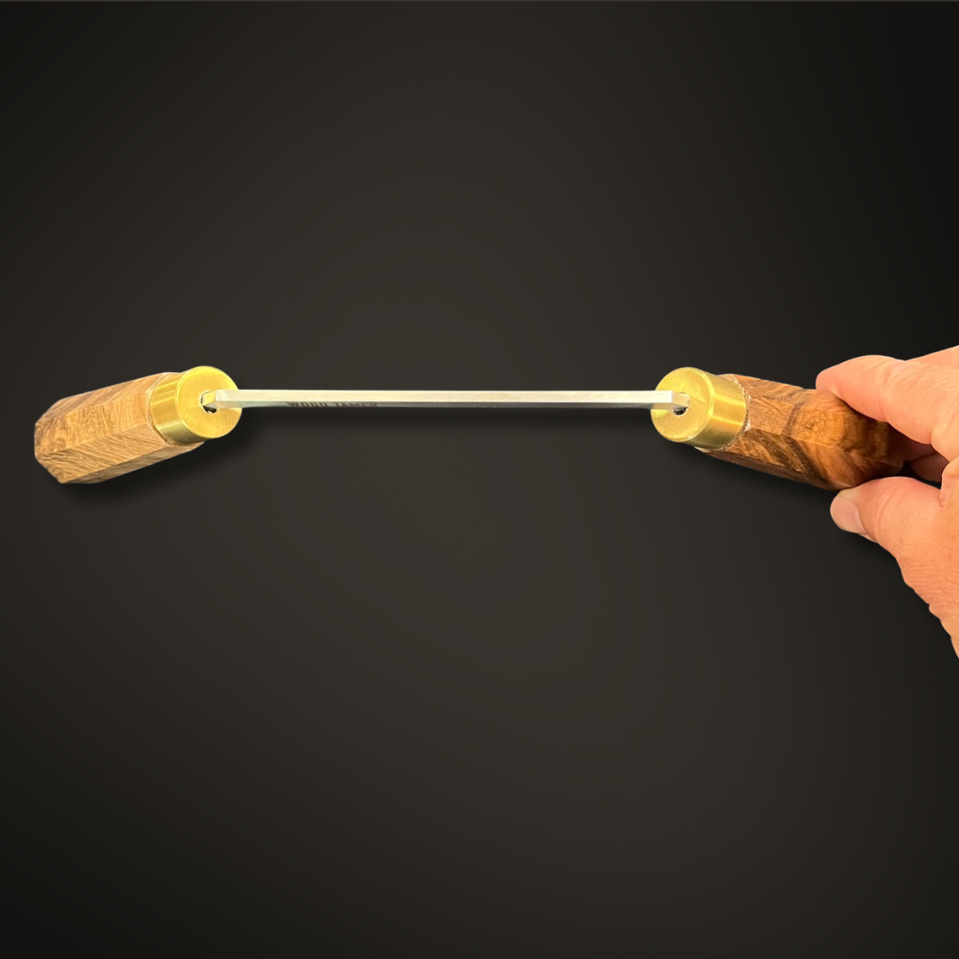 Wood Tamer Walnut Range Carving Drawknife – 105mm - Wood Tamer