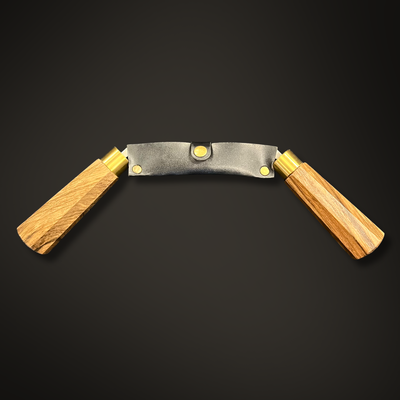 Wood Tamer Walnut Range Carving Drawknife – 105mm - Wood Tamer