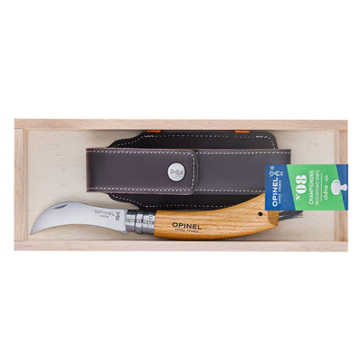 Opinel N°08 Mushroom + sheath - Wood Tamer