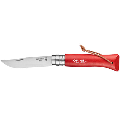 Opinel Colorama Trekking No8 Stainless Steel Pocket Knife 8.5cm - Wood Tamer
