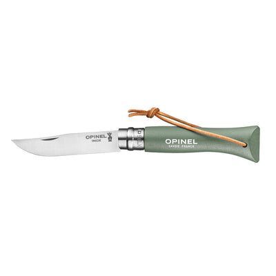 Opinel Colorama Trekking No6 Stainless Steel Pocket Knife 7cm - Wood Tamer