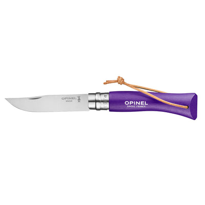 Opinel Colorama Trekking No7 Stainless Steel Pocket Knife 8cm - Wood Tamer
