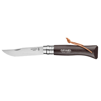 Opinel Colorama Trekking No8 Stainless Steel Pocket Knife 8.5cm - Wood Tamer