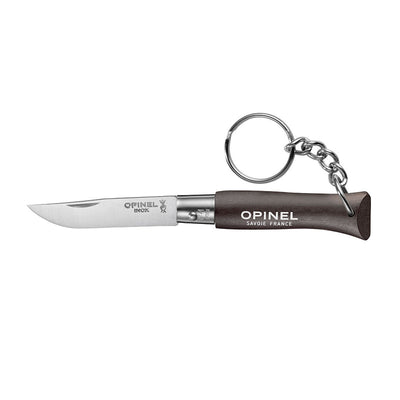 Opinel Keychain No.04 Stainless Steel Pocket Knife - Wood Tamer