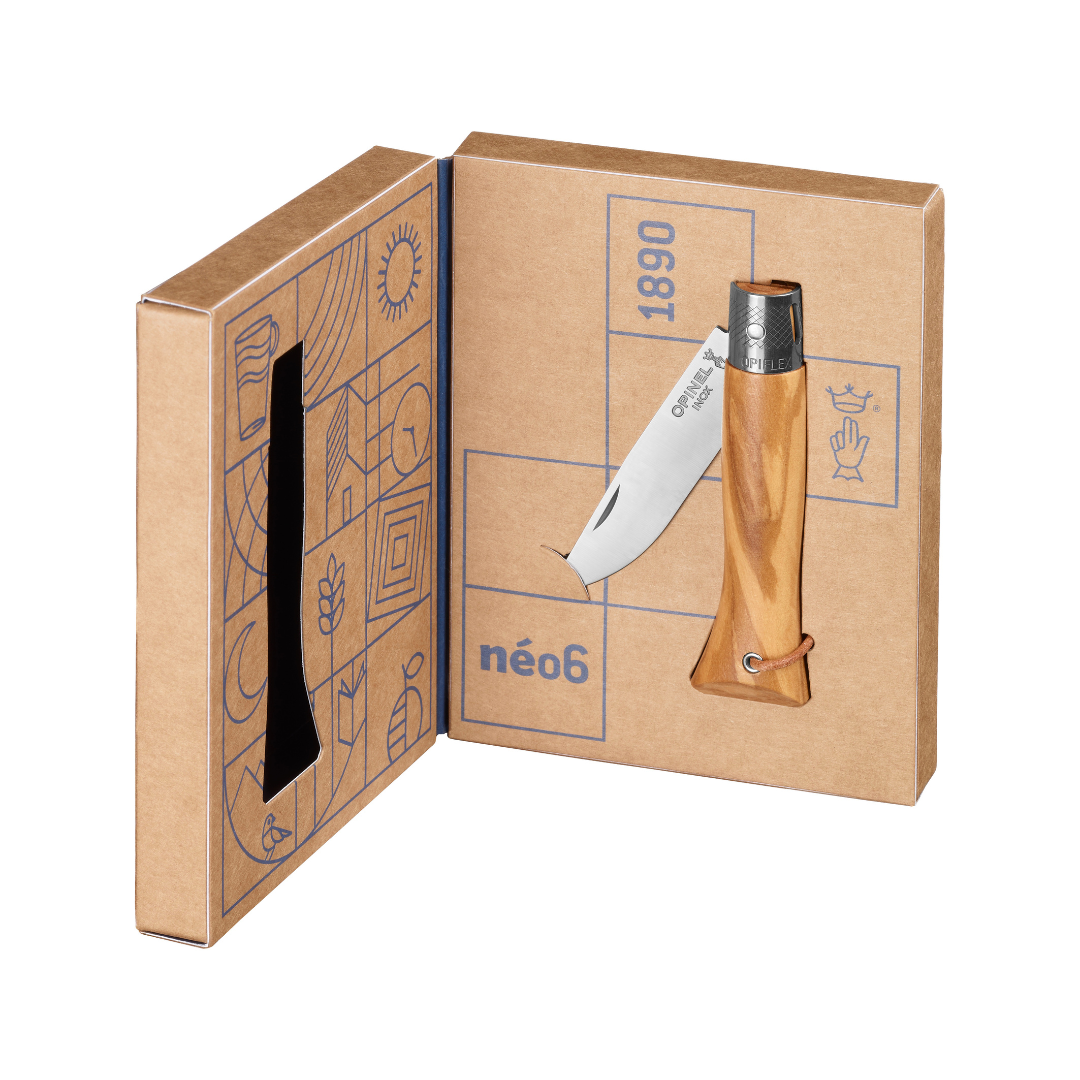 Opinel Néo6 Opiflex Pocket Knife - Wood Tamer