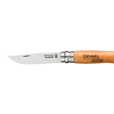 Opinel #06 Carbon Steel folding knife 7cm - Wood Tamer