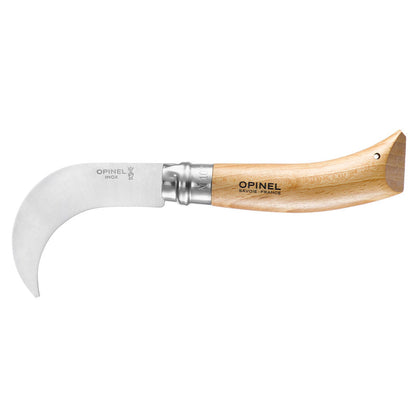 Opinel Pruning/Grafting Billhook Knife No10 S/S - 10cm Cardboard Box - Wood Tamer