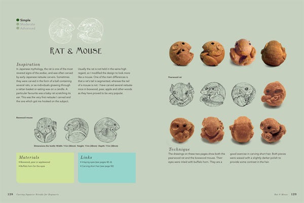 Carving Japanese Netsuke for Beginners - Robert Jubb