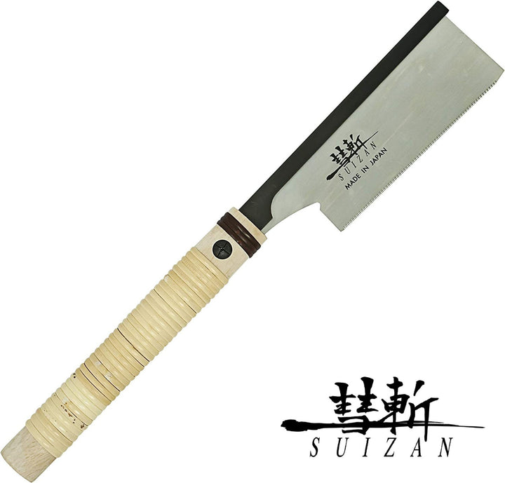 SUIZAN Japanese Hand Saw 6 Inch Dozuki Dovetail Pull Saw for Woodworking - Wood Tamer