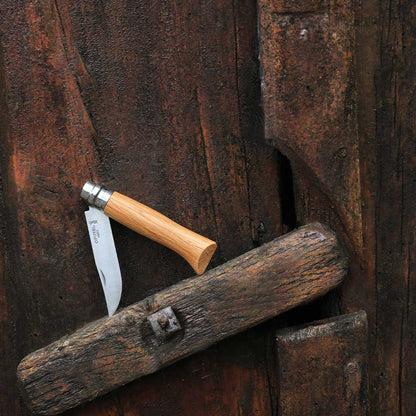 Opinel No.08 Folding Knife & Sheath Set