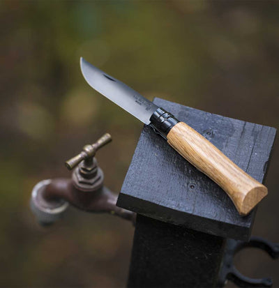 Opinel No.08 Black Oak Edition Folding Knife