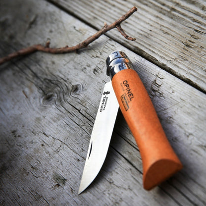 Opinel #07 Carbon Steel folding knife 8cm