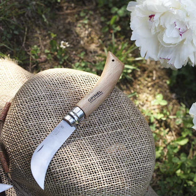 Opinel Pruning/Grafting Billhook Knife No8 S/S - Blister pack - Wood Tamer