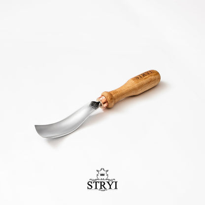 Stryi Long Bent Gouge 8L 30mm - Wood Tamer