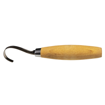 Mora 164 Hook Knife with Leather Sheath - Wood Tamer